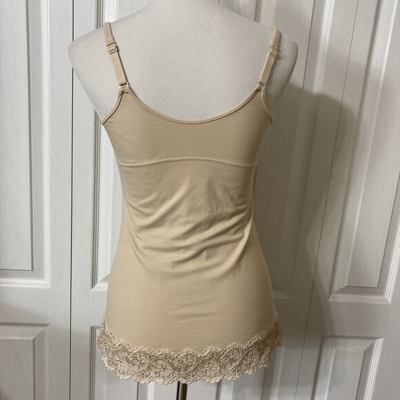 Maidenform Sweet Nothing Cami Shapewear Slimming Tummy Control Tank Top Beige - Picture 8 of 11